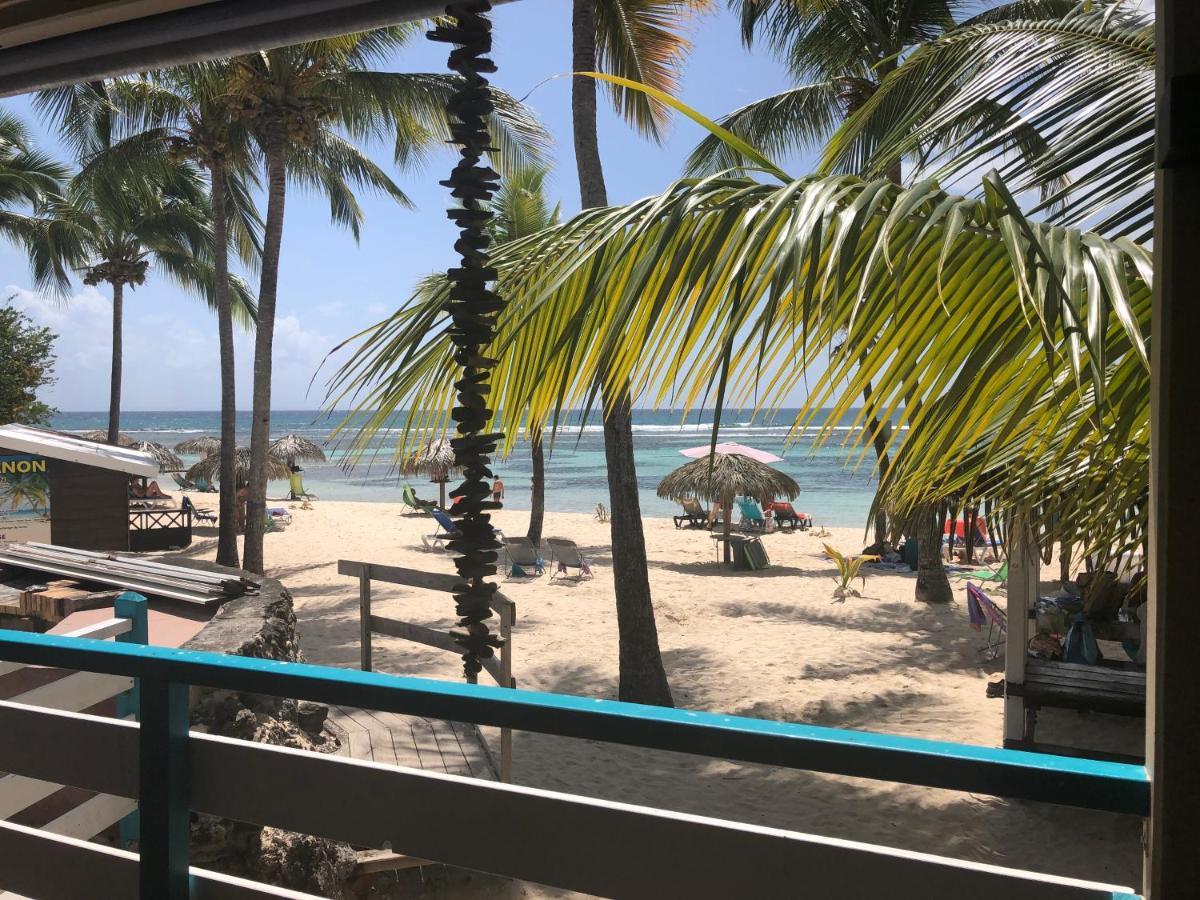 Brin D'Ile Anse Des Rochers Vue Mer A 50 M De La Plage Et Piscine Saint-Francois  Buitenkant foto