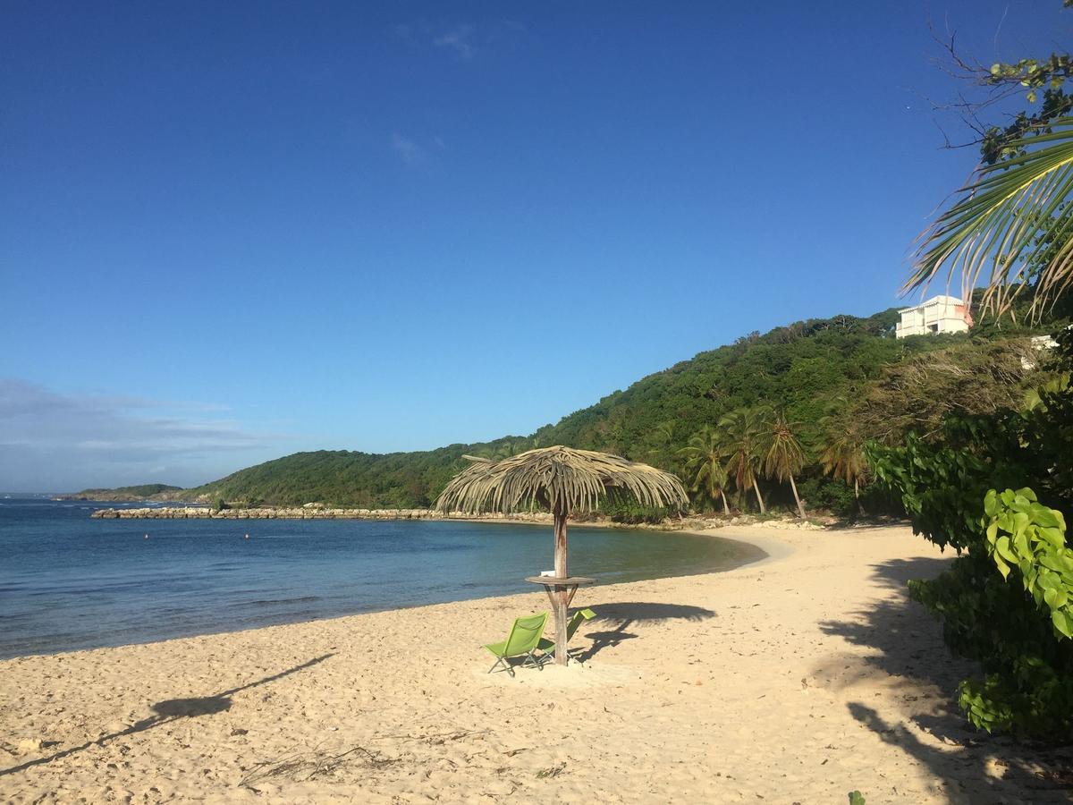 Brin D'Ile Anse Des Rochers Vue Mer A 50 M De La Plage Et Piscine Saint-Francois  Buitenkant foto